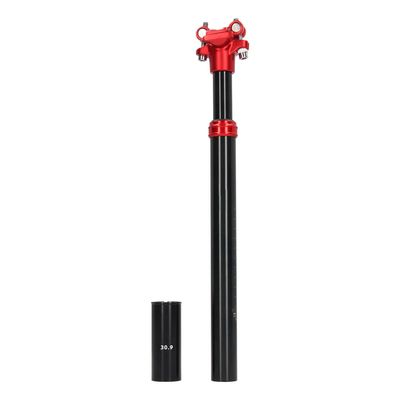 UPQRSG 370 mm Bicycle Suspension Seatpost, Aluminum Alloy Shock-Absorbing Seatpost with Anti-Slip Slot