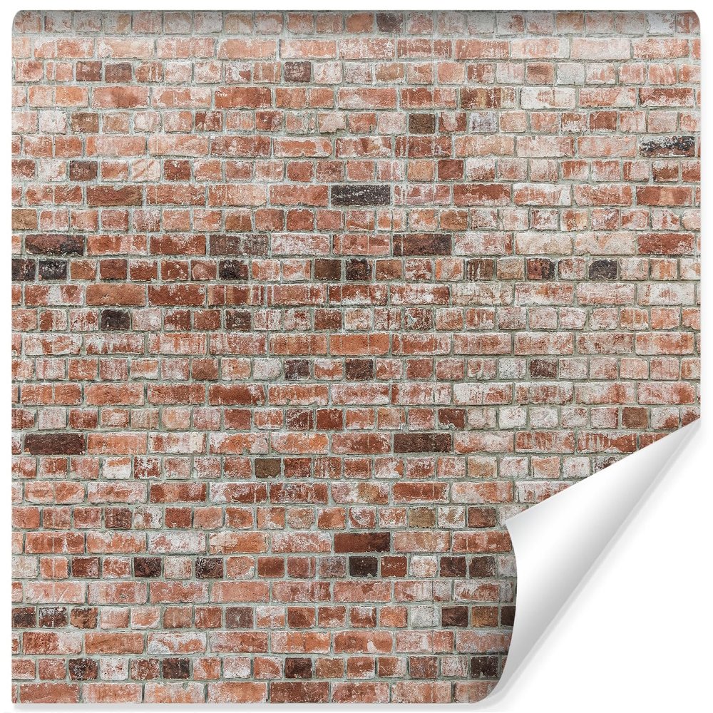 Muralo Self-Adhesive 3D Photo Wallpaper, Stone-Look Brick, 400 x 280 cm