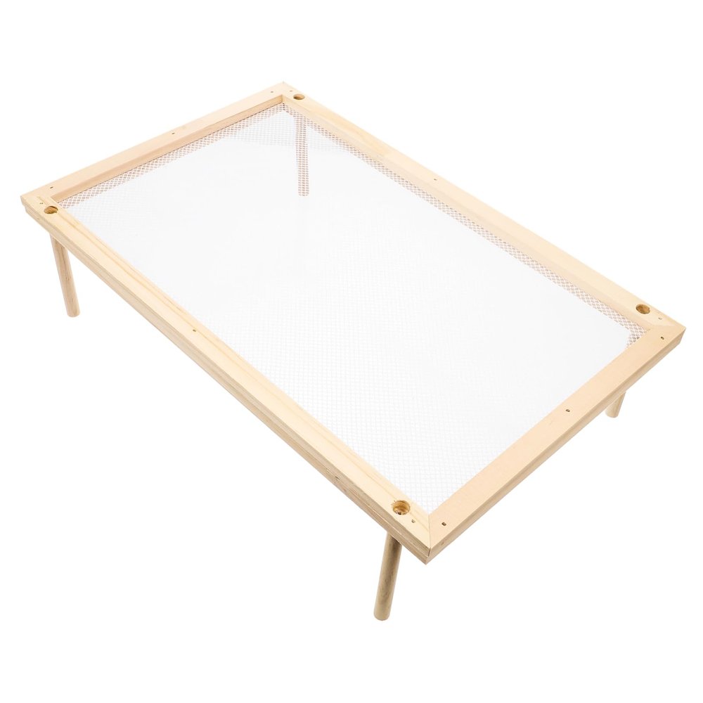 Cabilock Pasta Drying Rack for Spaghetti and Fruit, Food-Grade Wood, Easy to Use