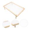 Cabilock Pasta Drying Rack for Spaghetti and Fruit, Food-Grade Wood, Easy to Use view 4