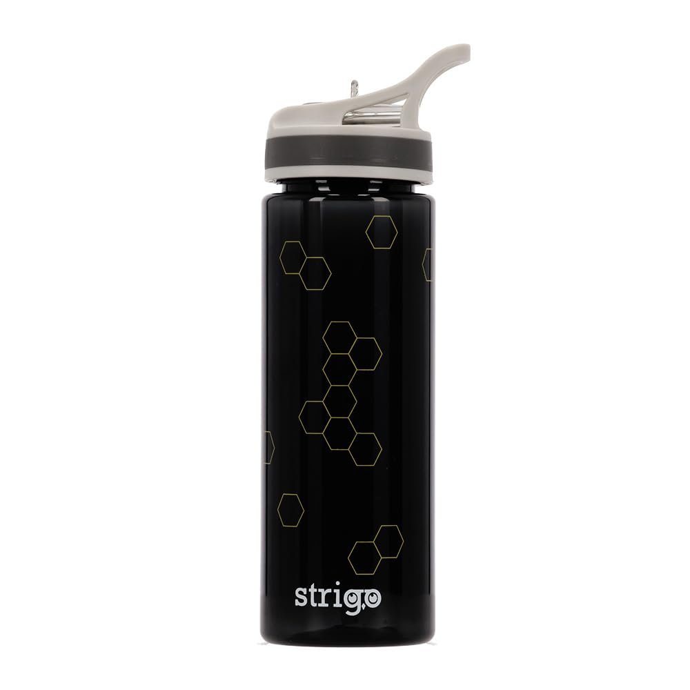 Strigo Water Bottle, Honeycomb Collection, Black