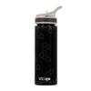 Strigo Water Bottle, Honeycomb Collection, Black view 1