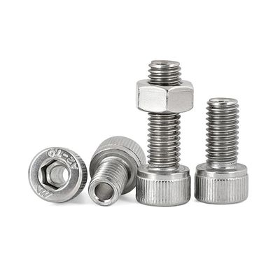 20 Sets M5 × 8 mm Metric 304 Stainless Steel Hex Socket Cap Head Hollow Bolts with Nuts