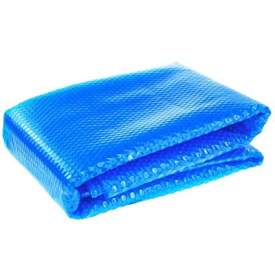 Winter and Summer Solar Pool Cover, Blue Bubble, Above-Ground Pool Heating Blanket, Rainproof/UV-Resistant/Heat-Insulating (Size: 2.5 m x 4 m (8.2 ft x 13.1 ft))