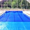 Winter and Summer Solar Pool Cover, Blue Bubble, Above-Ground Pool Heating Blanket, Rainproof/UV-Resistant/Heat-Insulating (Size: 2.5 m x 4 m (8.2 ft x 13.1 ft)) view 2