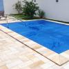Winter and Summer Solar Pool Cover, Blue Bubble, Above-Ground Pool Heating Blanket, Rainproof/UV-Resistant/Heat-Insulating (Size: 2.5 m x 4 m (8.2 ft x 13.1 ft)) view 3