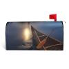 Moonlit Canoe Allagash River Printed Mailbox Cover, 21 x 18 in view 1