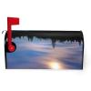 Moonlit Canoe Allagash River Printed Mailbox Cover, 21 x 18 in view 2