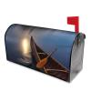 Moonlit Canoe Allagash River Printed Mailbox Cover, 21 x 18 in view 3