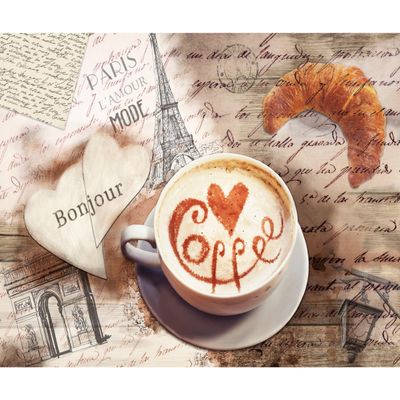 murando Photo Wallpaper Nonwoven Coffee, 500 x 350 cm, Bedroom, Living Room