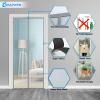 SHA2WEN Gray Fly Screen Door for Balcony, 50 x 165 cm view 3