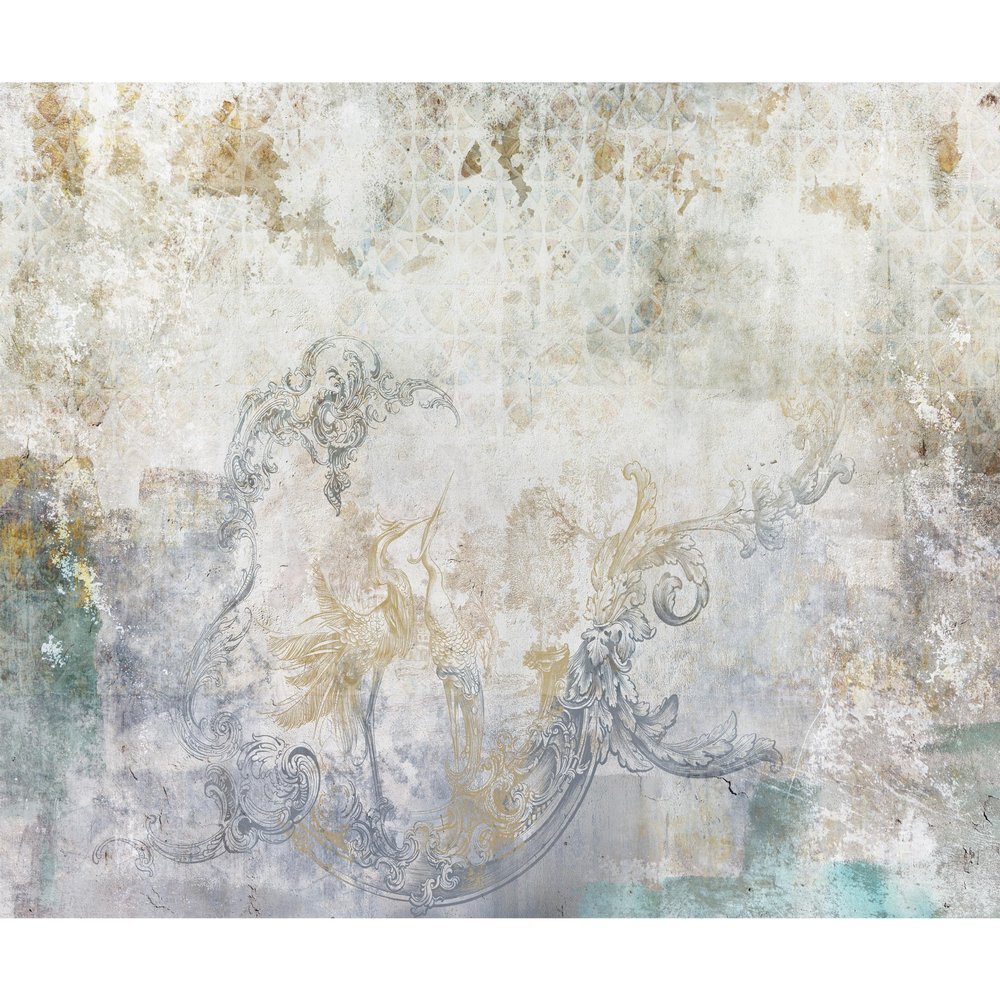 murando Non-Woven Ornament Photo Wallpaper, 500 x 350 cm, Bedroom, Living Room