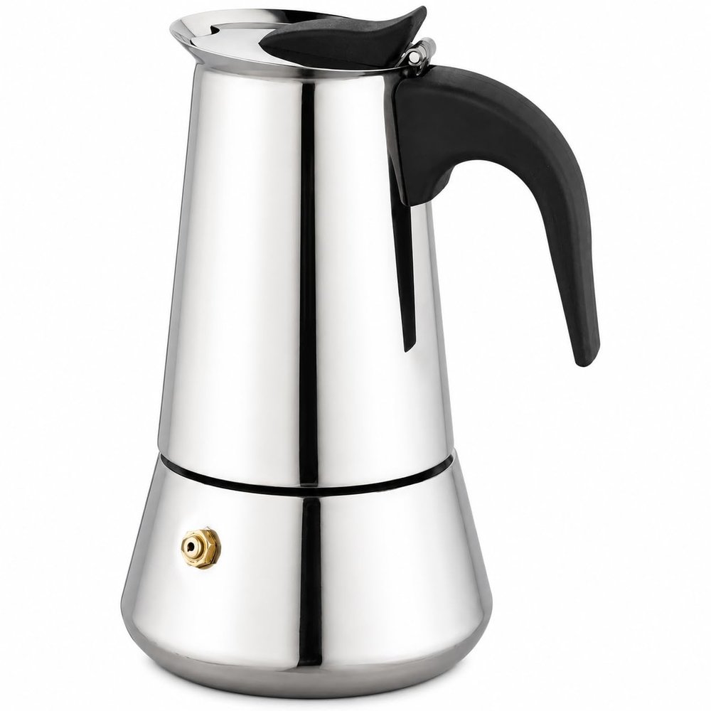 Luckyberg Moka Pot Espresso Maker, 4 Cups