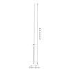 DOITOOL Silent Quartz Clock Movements with 16 Hands, Set of 4, White view 3