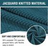 XGANGM Jacquard Stretch Cover for Round Ottomans and Stools, 45/50/60/80 cm view 3