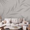 murando Premium Non-Woven Photo Wallpaper, Leaves, 500 x 350 cm, Bedroom view 2