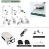 PDKJNID 14-Piece Stainless Steel 304 Glass Clamps for 8–12 mm Glass view 3
