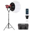 GVM LED Video Light Kit, 300 W, 65,000 Lux/m, Dimmable, 2700–6800 K, Bowens Mount view 1