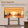JYHHCYS Rolling TV Stand for 32–75-Inch TVs, Height-Adjustable, Style 2 view 4