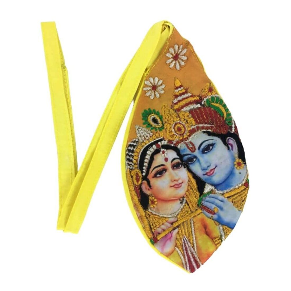 Aashita Creations Tulsi Japa Mala with Japa Bag