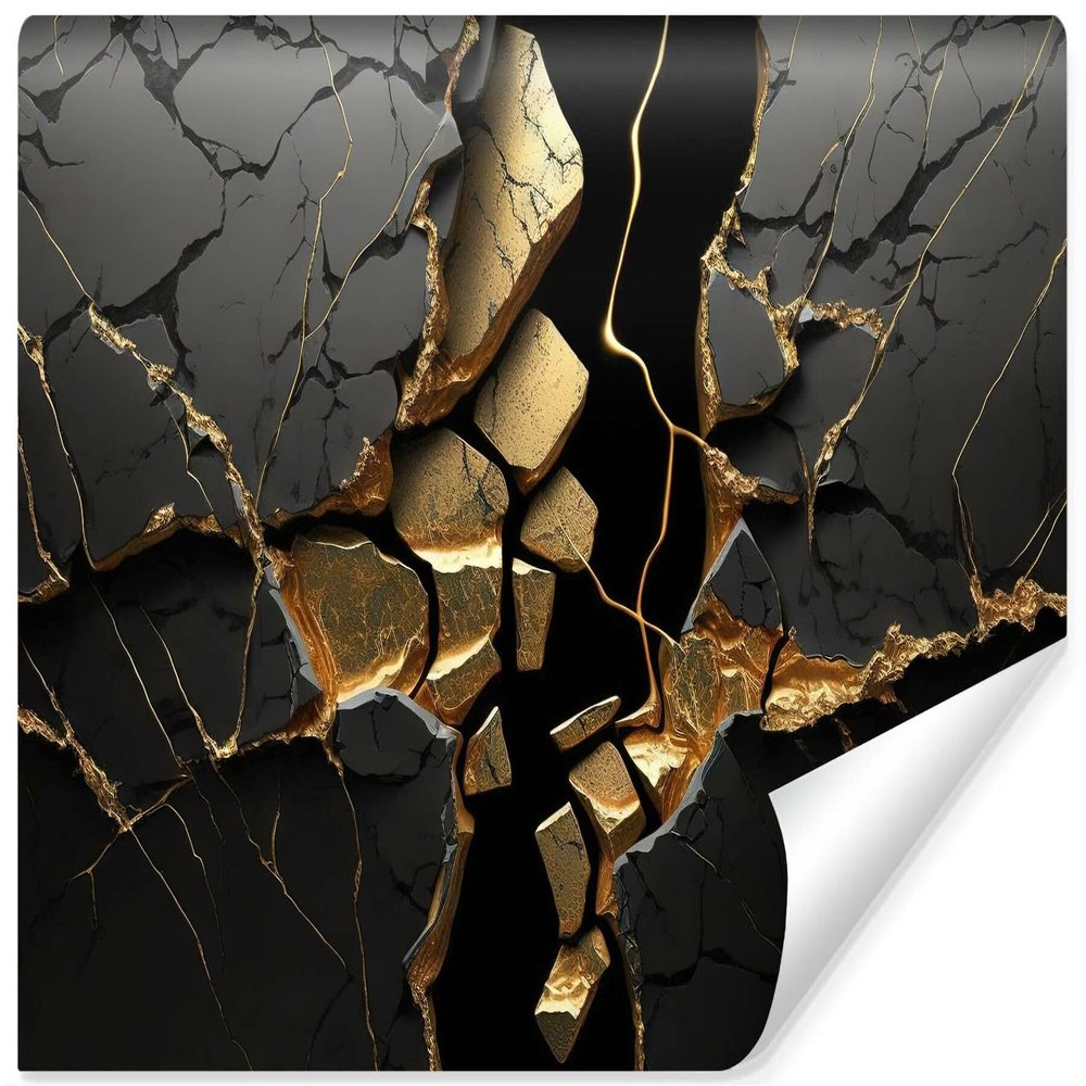 Muralo Self-Adhesive 3D Photo Wallpaper, Marble Look, Fine-Art Print, 460 x 300 cm