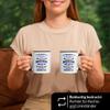 22Feels Mug for Son, Gift for 18th Birthday, Graduation, Bachelor’s or Master’s, Two-Tone White/Black view 2