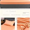 JIANINGHOME 90x200 cm Topper Fitted Sheet, Soft Brushed Microfiber view 2