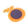 10 PVC Rubber Refrigerator Magnets, Fruit-Shaped Orange view 3