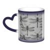 Dragonflies Gray Birthday Gift Mug for Men, Husband or Grandpa view 1