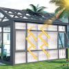 Zlovne UV Protection Reflective Window Film, 100% Privacy Shade, Removable, 70 x 110 cm view 1
