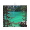 Lake Mountain Scenery Printed Kitchen Drying Mat view 1