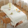 Mateju Waterproof Beige Rectangular Tablecloth, Washable, 140 x 260 cm view 2
