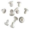 WALNUTS White Solid Silicone Rubber Caps, 2.5–14 mm, Tapered Plug Covers, Push-On Seals, End Caps (White, 5 pcs, 17 mm) view 1