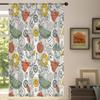 Scandinavian Fruit Pattern Sheer Curtain for Living Room, Bedroom, Kitchen and Dining Room, 139 x 198 cm view 1