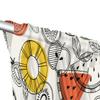 Scandinavian Fruit Pattern Sheer Curtain for Living Room, Bedroom, Kitchen and Dining Room, 139 x 198 cm view 3