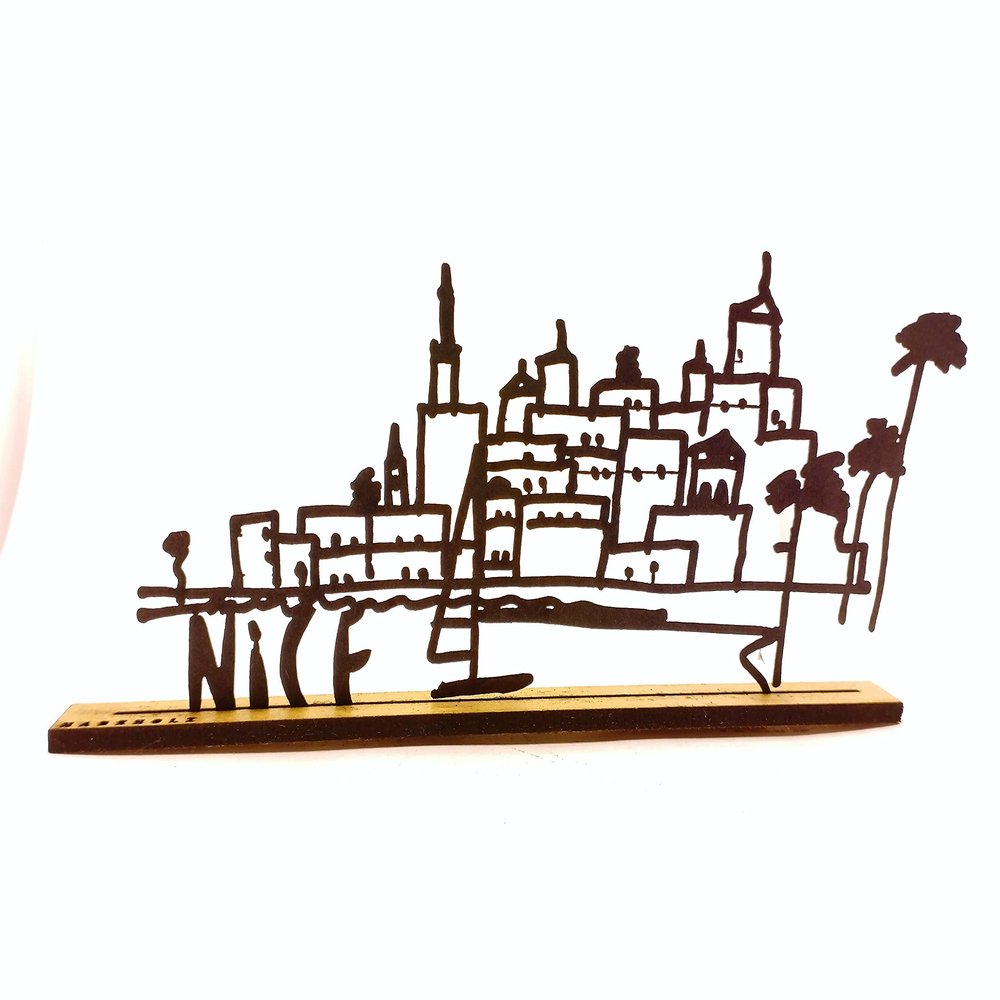 Generic NIZZA! A Beautiful Place to Be (199 mm Wide)