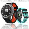 MGTCAR 22/26 mm Quick-Release Silicone Watch Band for Garmin Fenix 6X, 6 Pro, 5, 5X Plus, 3 HR, 7X, 7, Delta, Enduro, VERTIX 2, Tactix 7 Pro-Enduro, Agate view 2