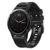 MGTCAR 22/26 mm Leather Silicone QuickFit Smartwatch Band for Garmin Fenix 7/7X, 6/6X, 5X, 5 Plus, 3HR, 945, 955, S60, S62, Agate view 4