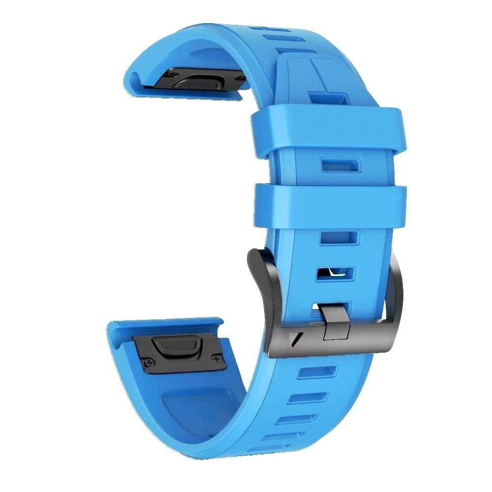 EPANO Replacement Silicone Band for Garmin Fenix Smartwatches, 26 mm, Agate