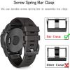 EPANO Replacement Silicone Band for Garmin Fenix Smartwatches, 26 mm, Agate view 4