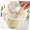 BESTonZON Stainless Steel Coconut Meat Remover with Wooden Handle view 3