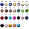Round Glass Crystal Fancy Stones, 8 mm, 10 mm, 12 mm, 14 mm, 27 mm, Assorted Colors, 12 mm, 100 Pieces view 4