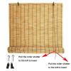 Light-Filtering Bamboo Reed Roller Blind, Custom Widths view 2