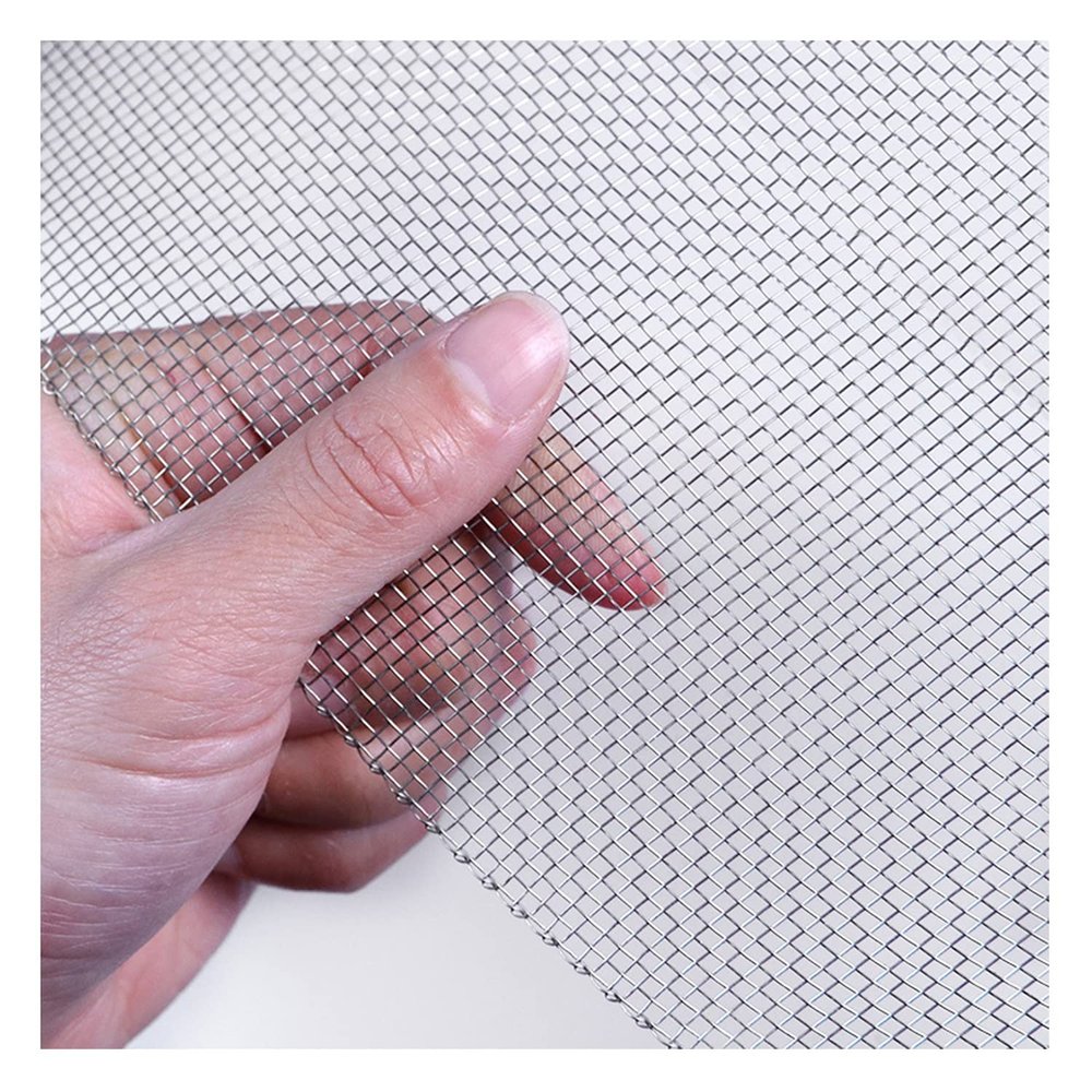 IBOWZ 304 Stainless Steel Wire Mesh, 14 Mesh, Rodent-Resistant Window Screen for Windows, Doors, Gardens, and Air Bricks