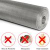 IBOWZ 304 Stainless Steel Wire Mesh, 14 Mesh, Rodent-Resistant Window Screen for Windows, Doors, Gardens, and Air Bricks view 4