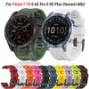 SCHIK 26 22 mm Smartwatch Band for Garmin Fenix 7/7X, 6X/5X/6/5 Plus/945, Silicone Quick-Release Watch Strap, Agate view 2