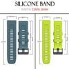 SCHIK 26 22 mm Smartwatch Band for Garmin Fenix 7/7X, 6X/5X/6/5 Plus/945, Silicone Quick-Release Watch Strap, Agate view 4