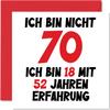 Stuff4 Funny 70th Birthday Card for Men and Women view 1
