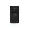 Luxus-Time KRONE Touch Light Switch, Glass Sensor, 2-Way, Schuko, USB, Black view 1