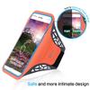 DFV mobile Ultra-Thin Sports Armband for Fujitsu Arrows We Jp A101Fc (B03) (2021), Orange view 3